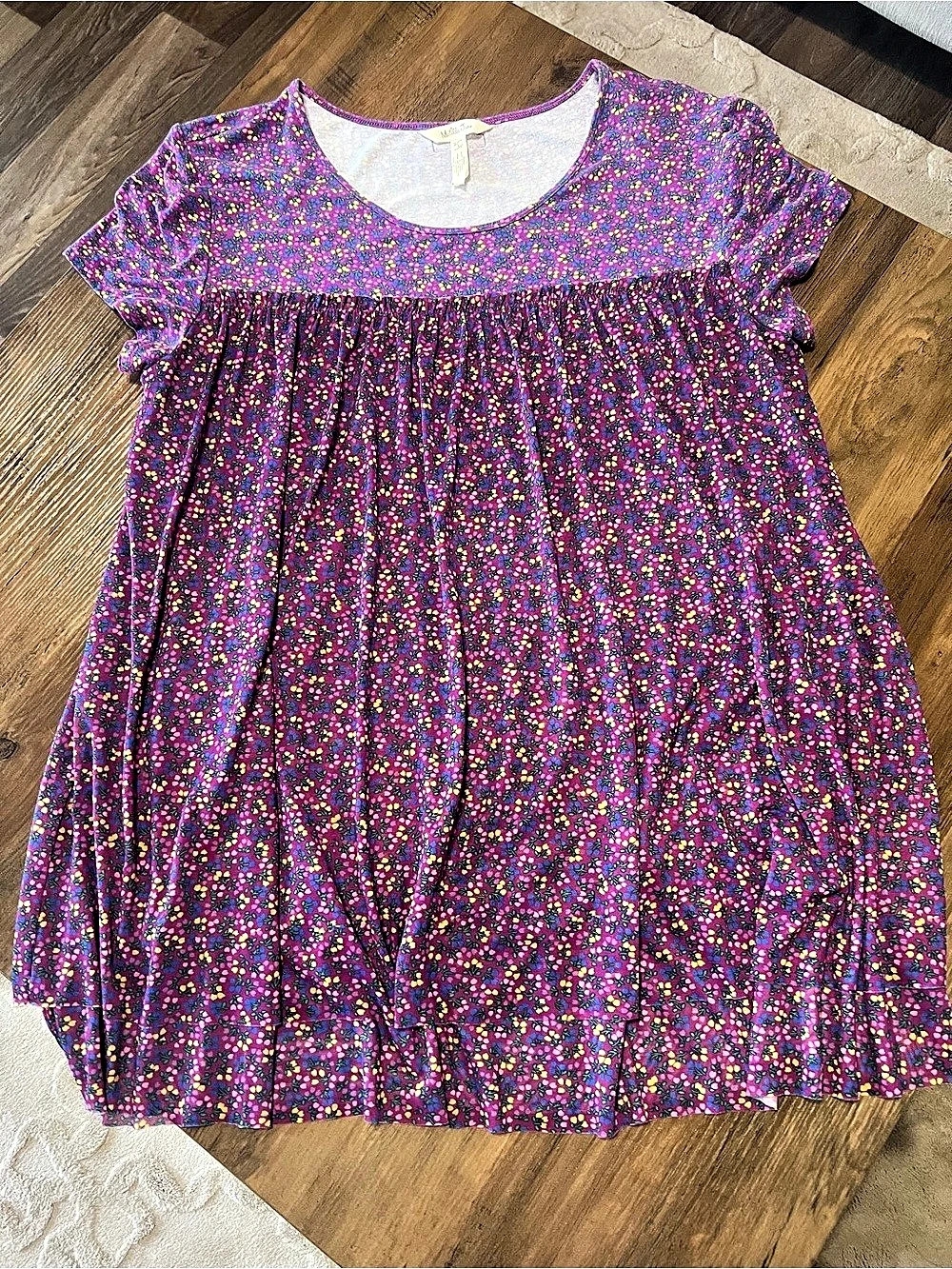 Matilda Jane Walking On A Cloud Tunic Top Purple & Pink large